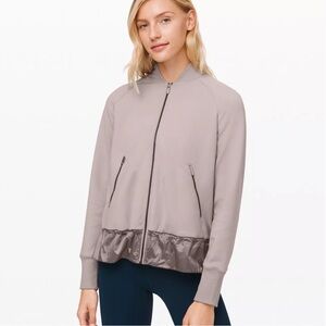 Lululemon Swept Along Jacket Dark Chrome